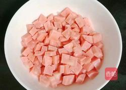 娃娃菜火腿蛋炒饭的做法图解5