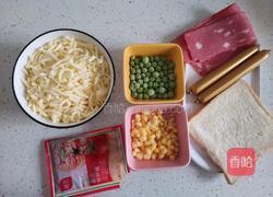 吐司培根披萨的做法图解1