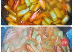 杏鲍菇豆角咖喱虾的做法图解6