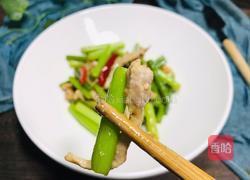 蒜苔炒肉的做法图解11