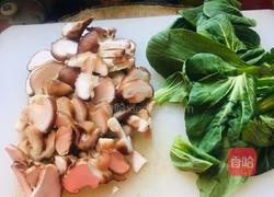 蚝油香菇油菜的做法图解2
