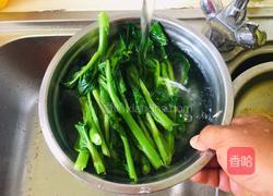 蒜蓉菜心的做法图解2