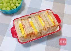 午餐肉鸡蛋三明治的做法图解16