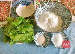 Illustration of how to make spinach steamed buns 2