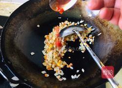 菜心炒饭的做法图解4