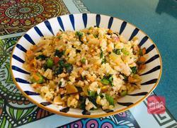 菜心炒饭的做法图解12