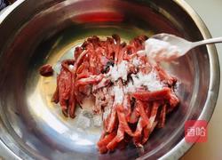 菜花炒肉丝的做法图解5