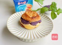 流心芝士紫薯挞的做法图解12