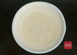 双米南瓜瘦肉粥的做法图解2