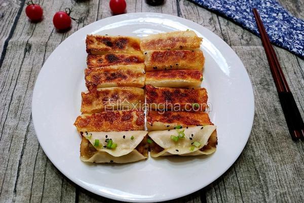 西葫鲜肉锅贴