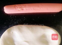 空气炸锅版（火腿肠面包）的做法图解5
