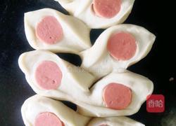 空气炸锅版（火腿肠面包）的做法图解8