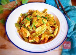 青椒炒豆干边的做法图解15