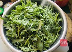 炒面蒸茼蒿的做法图解4