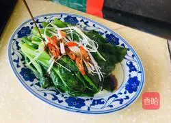 蒜香白灼菜心的做法图解8