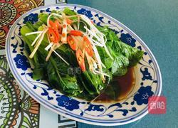 蒜香白灼菜心的做法图解9