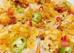 Illustration of how to make vermicelli scallops 7