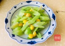 西芹炒白果的做法图解4