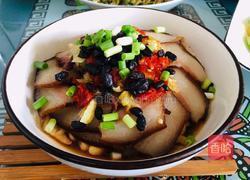 黄豆萝卜干蒸腊肉的做法图解7