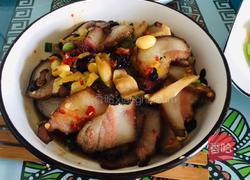 黄豆萝卜干蒸腊肉的做法图解8