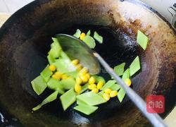 莴笋炒白果的做法图解4