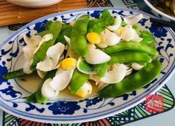 荷兰豆炒百合银杏仁的做法图解11