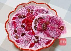 火龙果蜜豆西米露的做法图解15