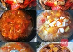 番茄土豆炖牛肉的做法图解2