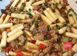 肉沫炒年糕的做法图解5