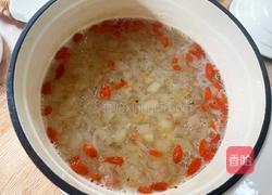银耳雪梨桂花冻撞奶的做法图解9