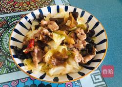 莲花白木耳过油肉的做法图解12