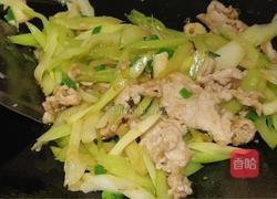 肉片炒西芹的做法图解11