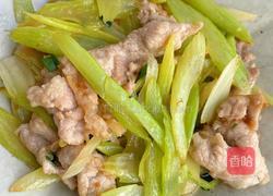 肉片炒西芹的做法图解12