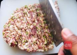 韭菜苔大肉水饺的做法图解3