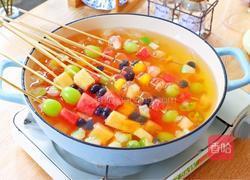 微醺水果串串火锅的做法图解18