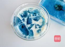 蝶豆花冻撞豆乳的做法图解10