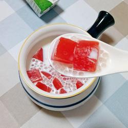西瓜冰粉西米露的做法[图]