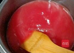 西瓜冰粉西米露的做法图解5