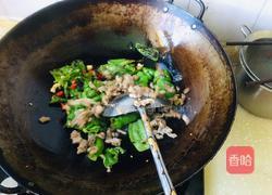 青椒豆豉炒牛肉的做法图解8