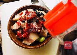 豆豉毛豆蒸腊肉的做法图解6