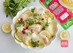 Illustration of how to make cod fillet in sour soup 13