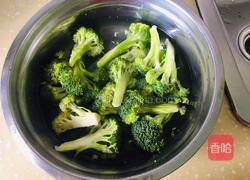 葱香豉油西兰花的做法图解1