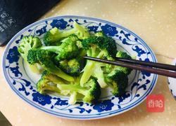 葱香豉油西兰花的做法图解4