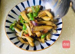 青椒西红柿炒茄子的做法图解9