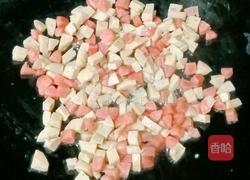 肉丸火腿炒饭的做法图解5