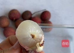 荔枝酸奶冰的做法图解2