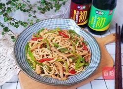 青椒肉丝凉拌面的做法图解15