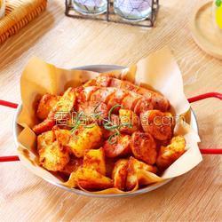 烤土豆香腸的做法[圖]