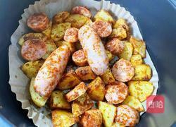 烤土豆香肠的做法图解10