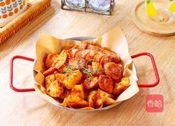 烤土豆香肠的做法图解12